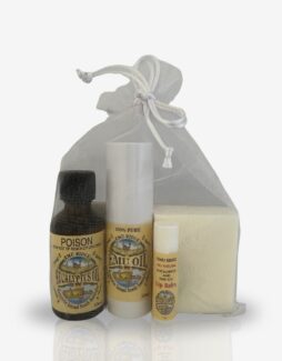 gift pack eucalyptus oil (50ml), landscape soap, lip balm and emu oil (30ml airless pump)