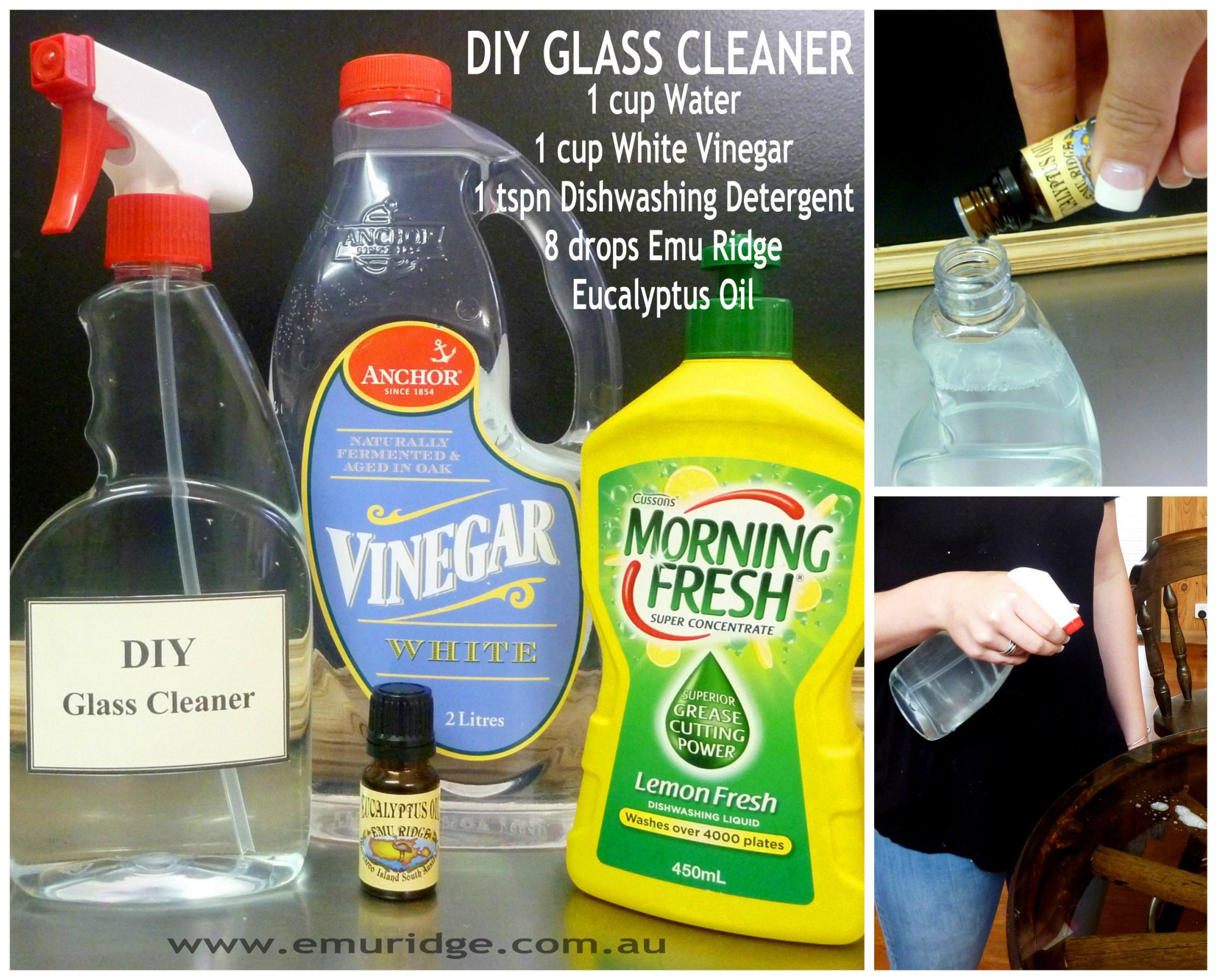 DIY Glass and Window Cleaner - Realizing Home