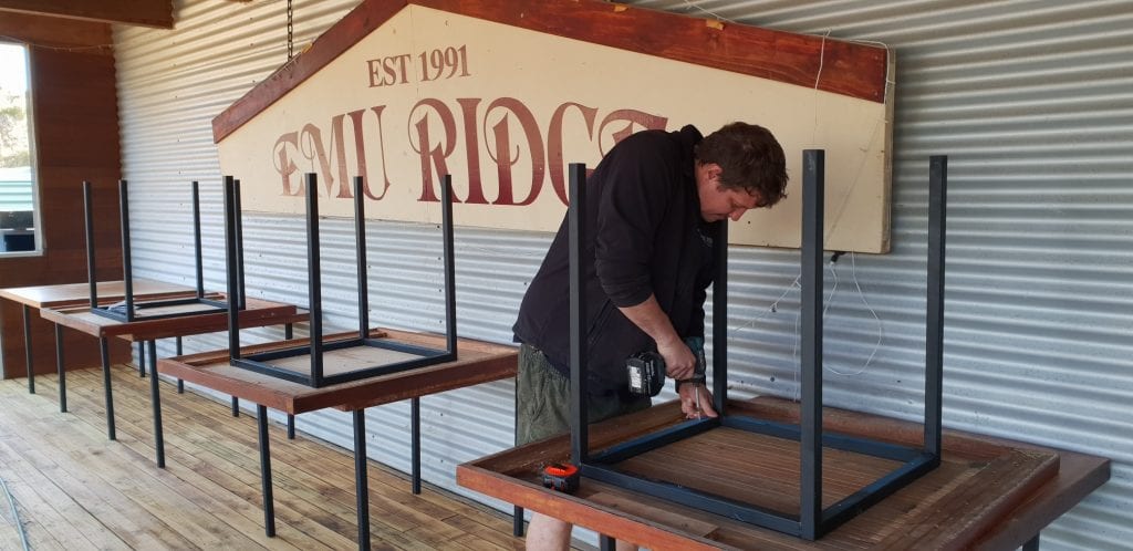 DIY Refurbished Back Deck, Emu Ridge Eucalyptus oil Kangaroo Island